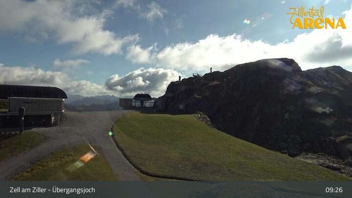 Archiv Foto Webcam Zillertal Arena: Übergangsjoch Zell am Ziller
