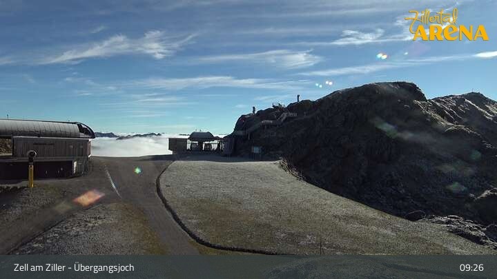 Archiv Foto Webcam Zillertal Arena: Übergangsjoch Zell am Ziller