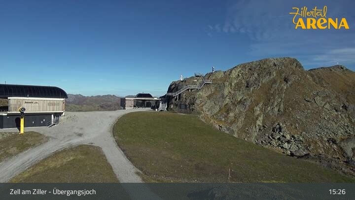 Archiv Foto Webcam Zillertal Arena: Übergangsjoch Zell am Ziller