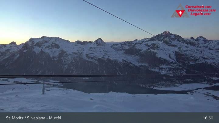 Archiv Foto Webcam Silvaplana Murtel