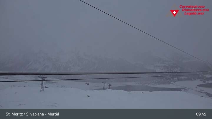 Archiv Foto Webcam Silvaplana Murtel