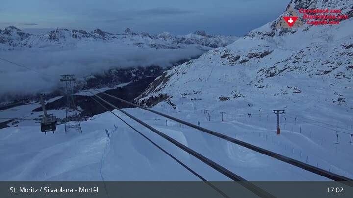 Archiv Foto Webcam Silvaplana Murtel