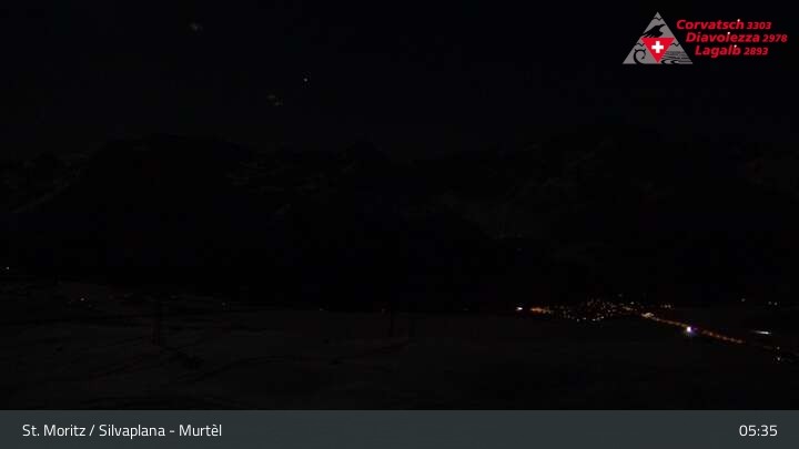 Archiv Foto Webcam Silvaplana Murtel