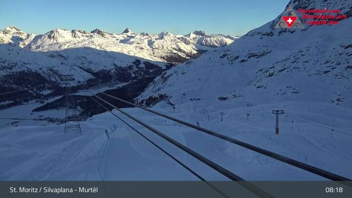 Archiv Foto Webcam Silvaplana Murtel