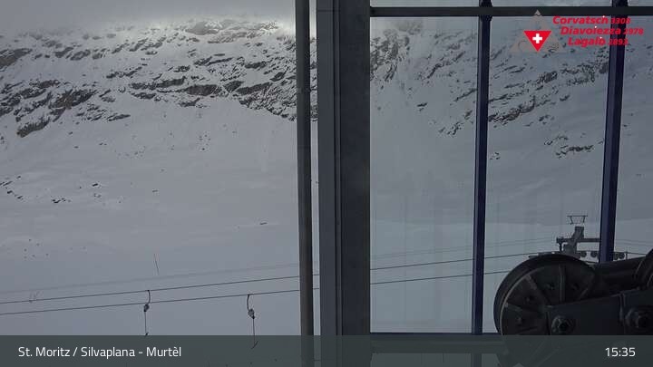 Archiv Foto Webcam Silvaplana Murtel