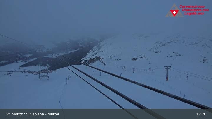 Archiv Foto Webcam Silvaplana Murtel