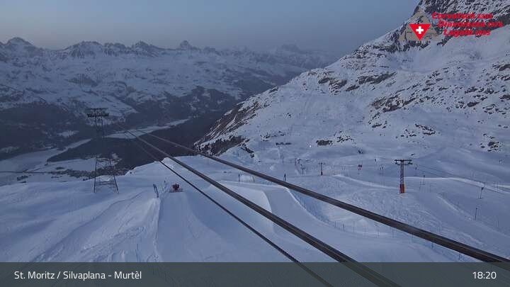 Archiv Foto Webcam Silvaplana Murtel
