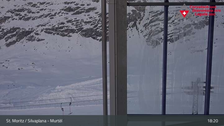 Archiv Foto Webcam Silvaplana Murtel