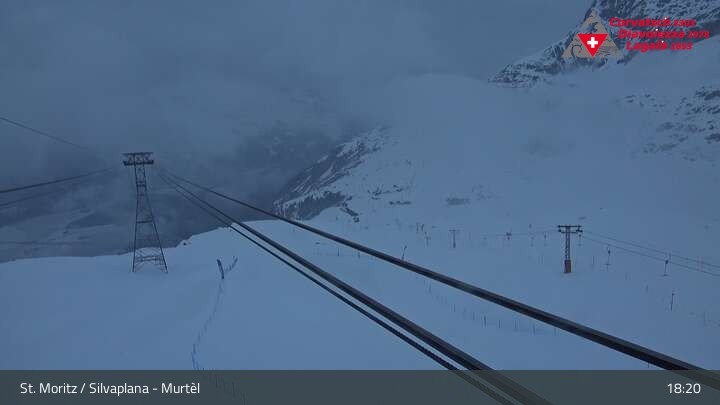 Archiv Foto Webcam Silvaplana Murtel