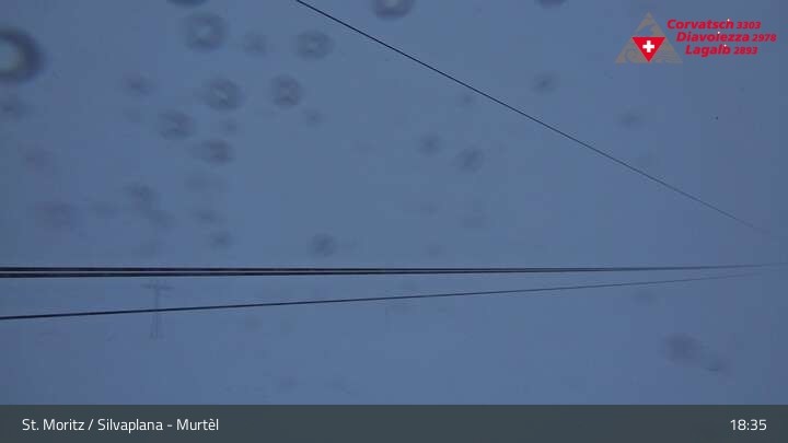 Archiv Foto Webcam Silvaplana Murtel