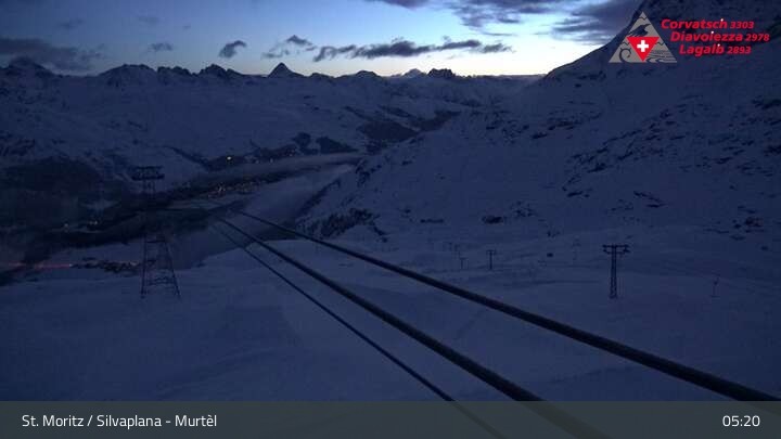 Archiv Foto Webcam Silvaplana Murtel