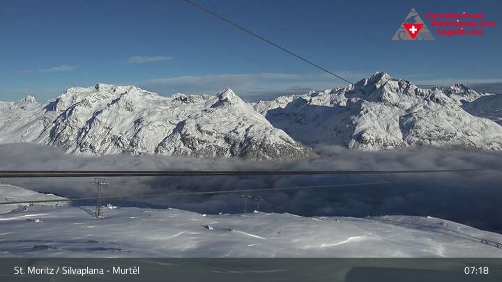 Archiv Foto Webcam Silvaplana Murtel