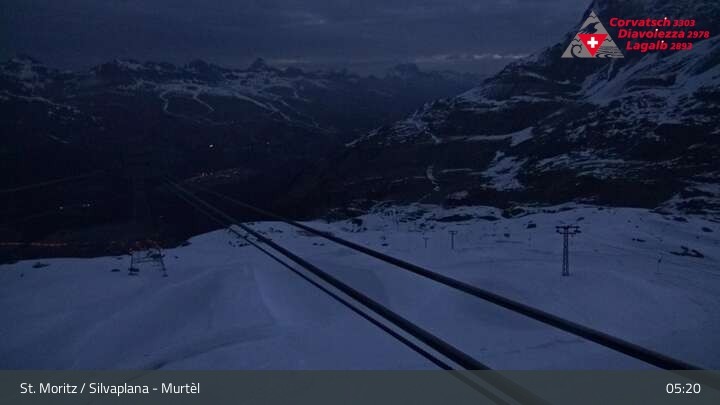 Archiv Foto Webcam Silvaplana Murtel