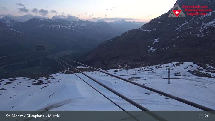 Archiv Foto Webcam Silvaplana Murtel