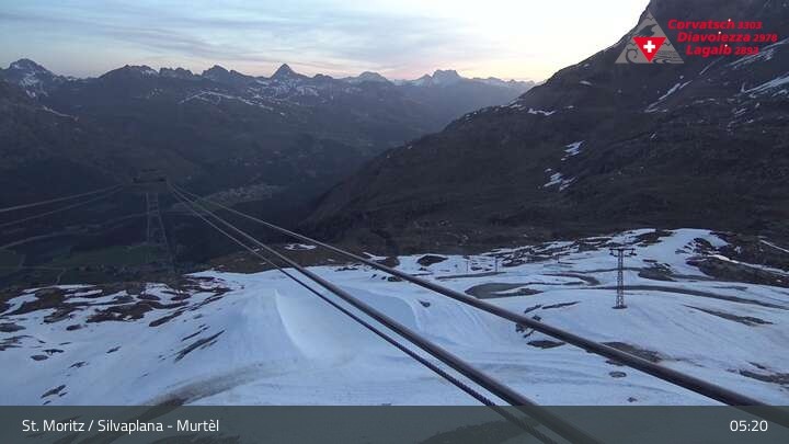 Archiv Foto Webcam Silvaplana Murtel
