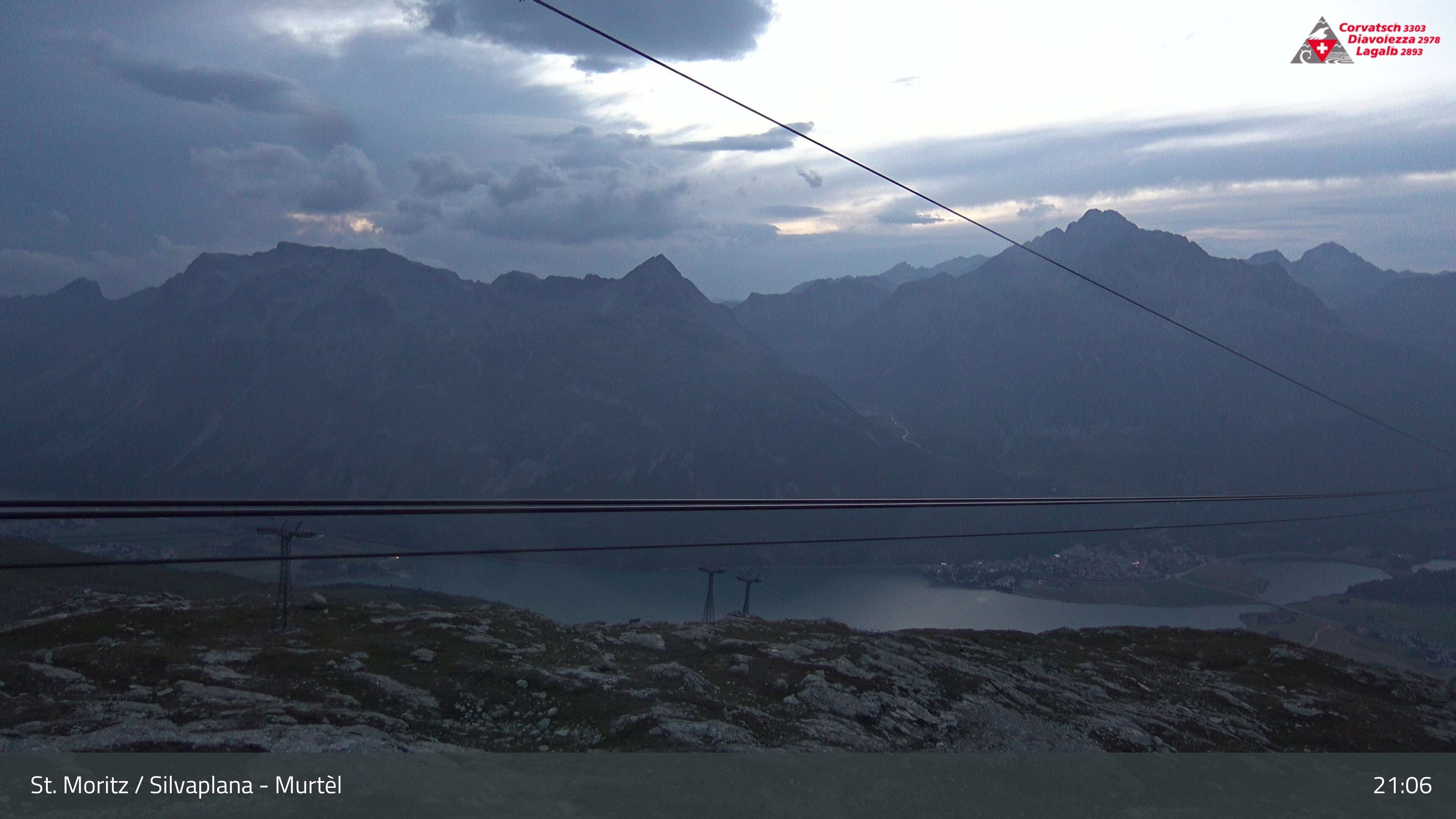 Archiv Foto Webcam Silvaplana Murtel
