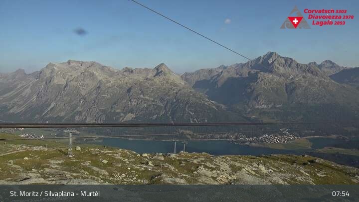Archiv Foto Webcam Silvaplana Murtel