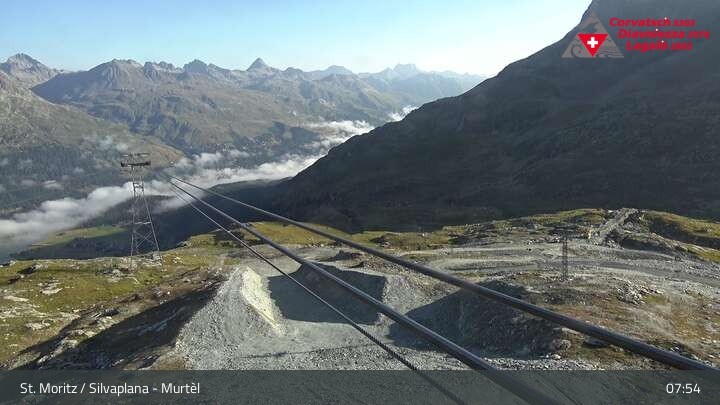 Archiv Foto Webcam Silvaplana Murtel