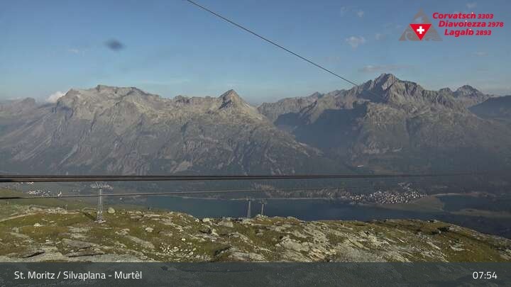 Archiv Foto Webcam Silvaplana Murtel