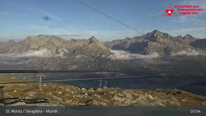 Archiv Foto Webcam Silvaplana Murtel