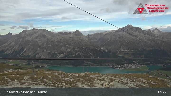 Archiv Foto Webcam Silvaplana Murtel