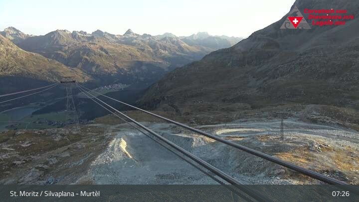 Archiv Foto Webcam Silvaplana Murtel