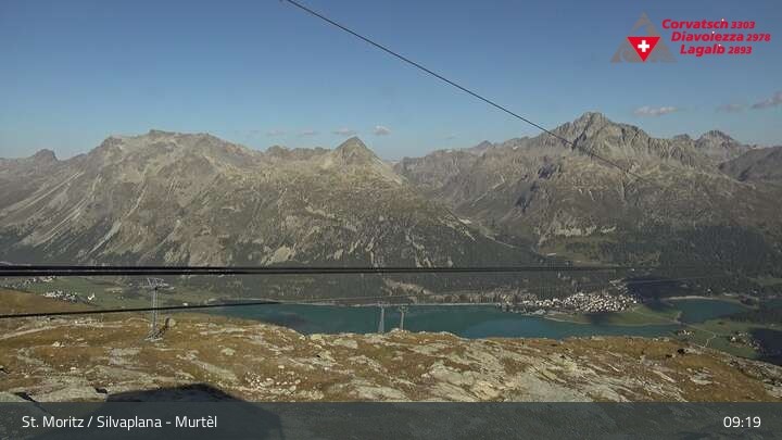Archiv Foto Webcam Silvaplana Murtel