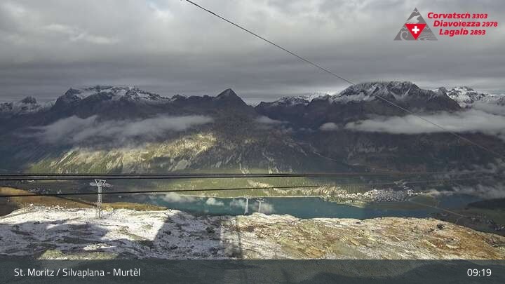 Archiv Foto Webcam Silvaplana Murtel
