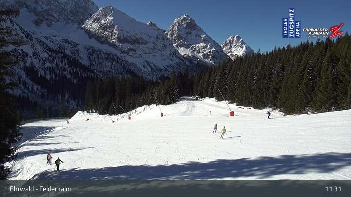 Archiv Foto Webcam Ehrwalder Alm - Feldernalm
