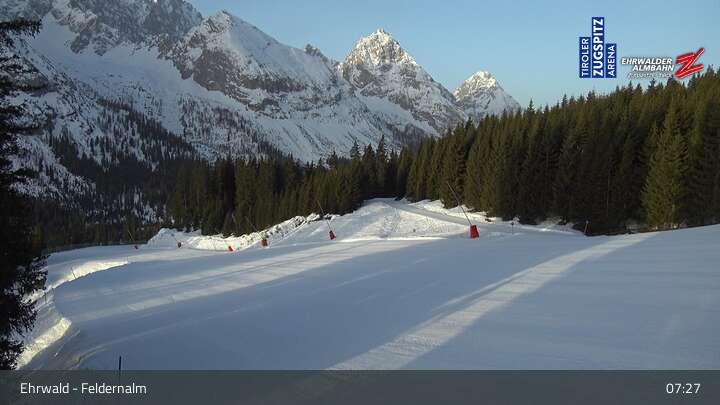 Archiv Foto Webcam Ehrwalder Alm - Feldernalm
