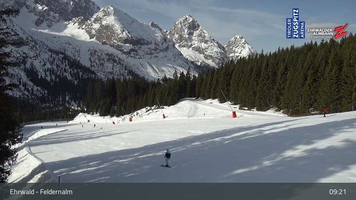 Archiv Foto Webcam Ehrwalder Alm - Feldernalm