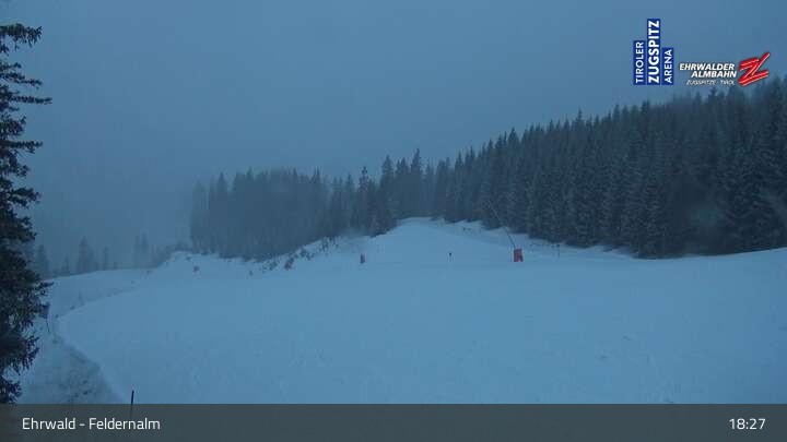 Archiv Foto Webcam Ehrwalder Alm - Feldernalm