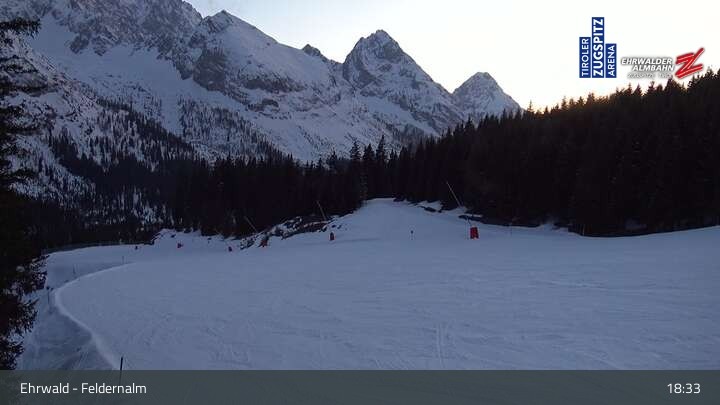 Archiv Foto Webcam Ehrwalder Alm - Feldernalm