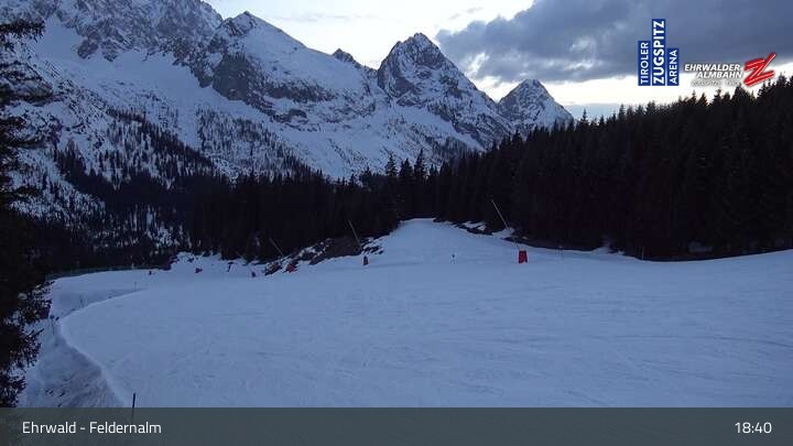 Archiv Foto Webcam Ehrwalder Alm - Feldernalm