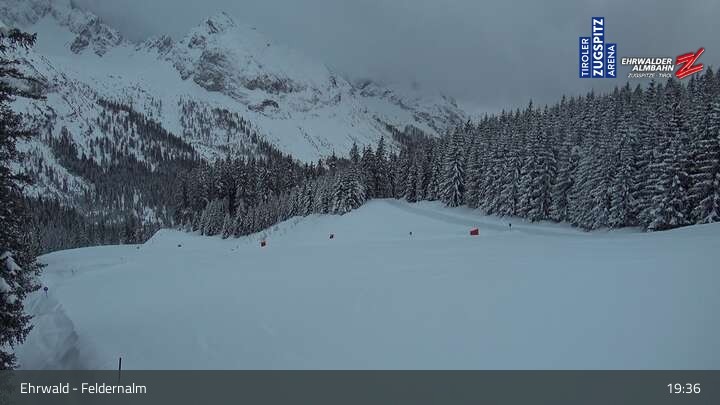 Archiv Foto Webcam Ehrwalder Alm - Feldernalm