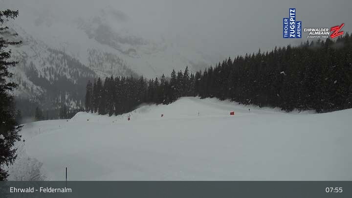 Archiv Foto Webcam Ehrwalder Alm - Feldernalm