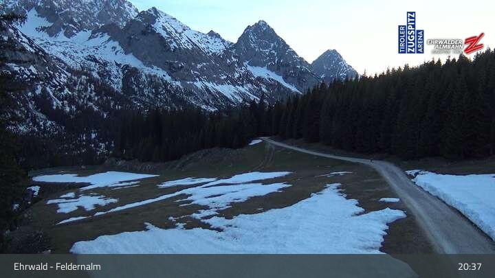 Archiv Foto Webcam Ehrwalder Alm - Feldernalm