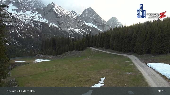 Archiv Foto Webcam Ehrwalder Alm - Feldernalm