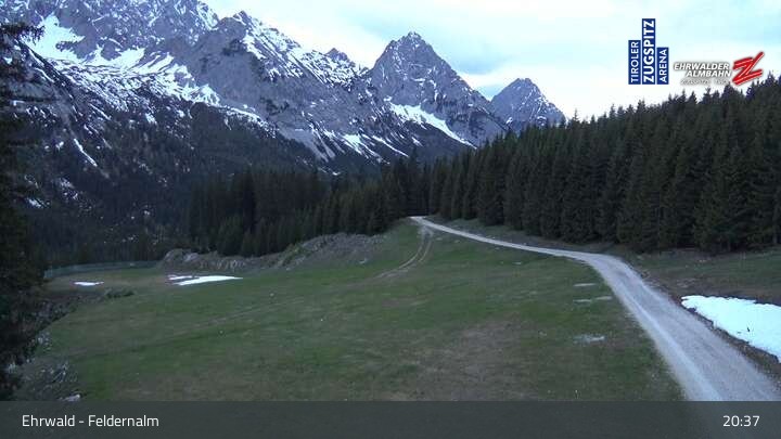 Archiv Foto Webcam Ehrwalder Alm - Feldernalm