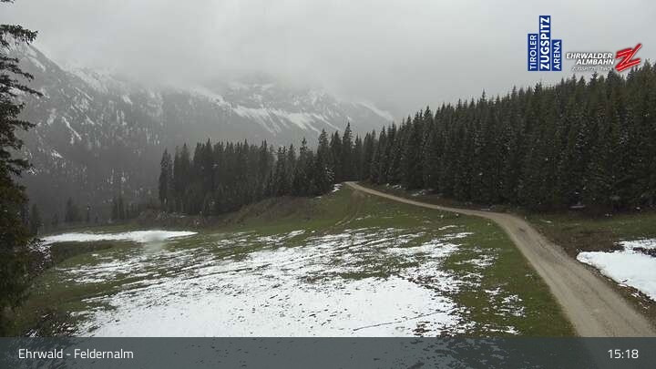 Archiv Foto Webcam Ehrwalder Alm - Feldernalm