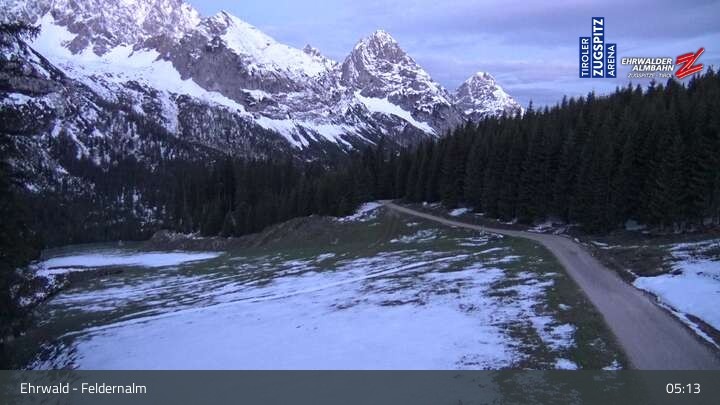 Archiv Foto Webcam Ehrwalder Alm - Feldernalm