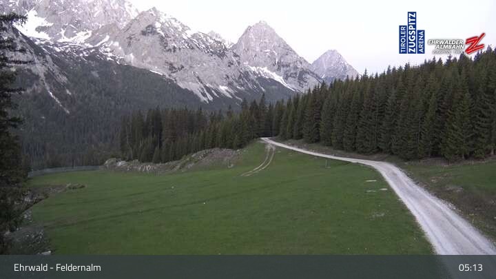 Archiv Foto Webcam Ehrwalder Alm - Feldernalm