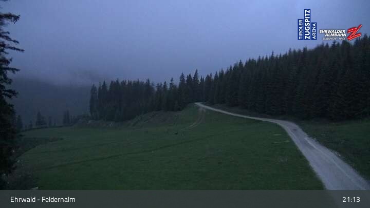 Archiv Foto Webcam Ehrwalder Alm - Feldernalm