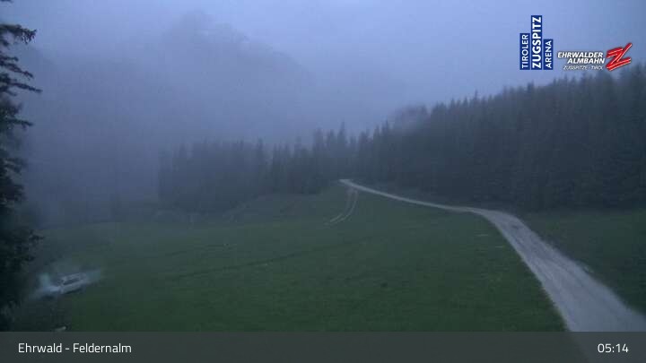Archiv Foto Webcam Ehrwalder Alm - Feldernalm