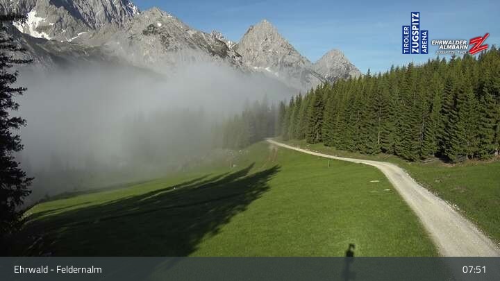 Archiv Foto Webcam Ehrwalder Alm - Feldernalm