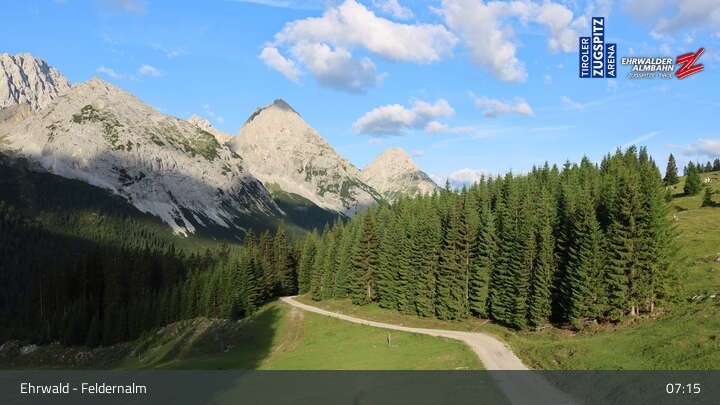Archiv Foto Webcam Ehrwalder Alm - Feldernalm