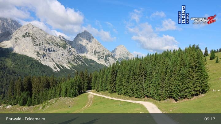 Archiv Foto Webcam Ehrwalder Alm - Feldernalm