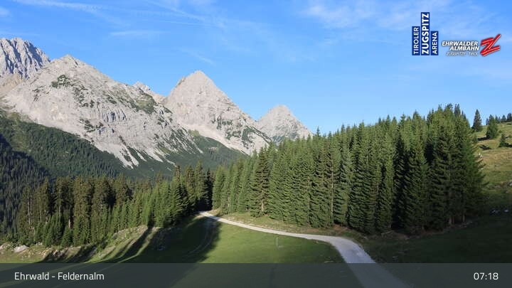 Archiv Foto Webcam Ehrwalder Alm - Feldernalm