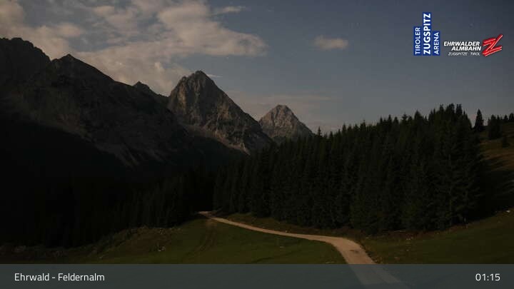 Archiv Foto Webcam Ehrwalder Alm - Feldernalm