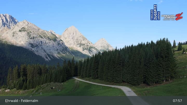 Archiv Foto Webcam Ehrwalder Alm - Feldernalm
